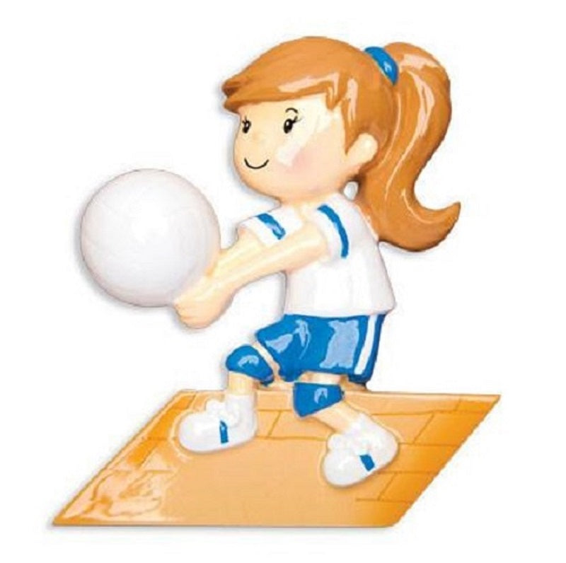 Volleyball Girl Personalized Christmas Tree Ornament X-mass NEW