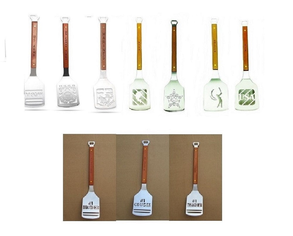 SET OF 3 UNIVERSAL GRILLING SPATULA BBQ GRILL TAILGATING EQUIPMENT