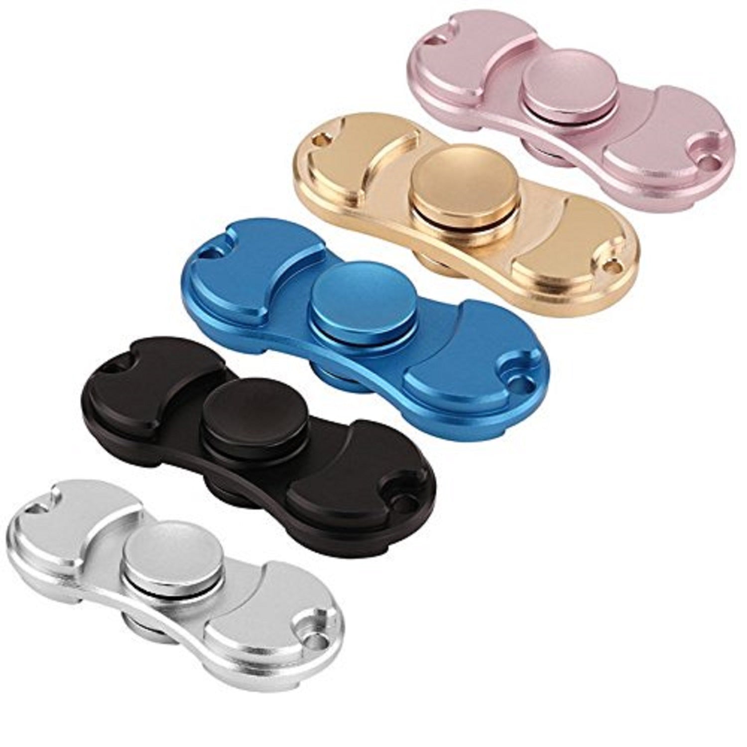 STYLE*2 Fidget Metal Hand Spinner High Speed Stress Anxiety Relief Toys Spins 2