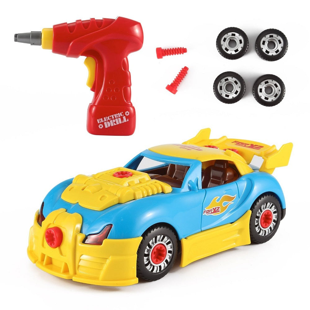Take Apart Racing Car 30 Piece Constructions Set Engine Sounds Light