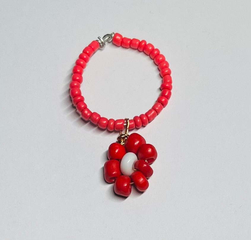 Red Flower Ring