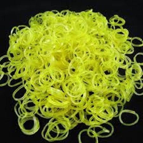 GLOW IN DARK YELLOW 600 Pcs Bag DIY LOOM RUBBER BAND REFILLS